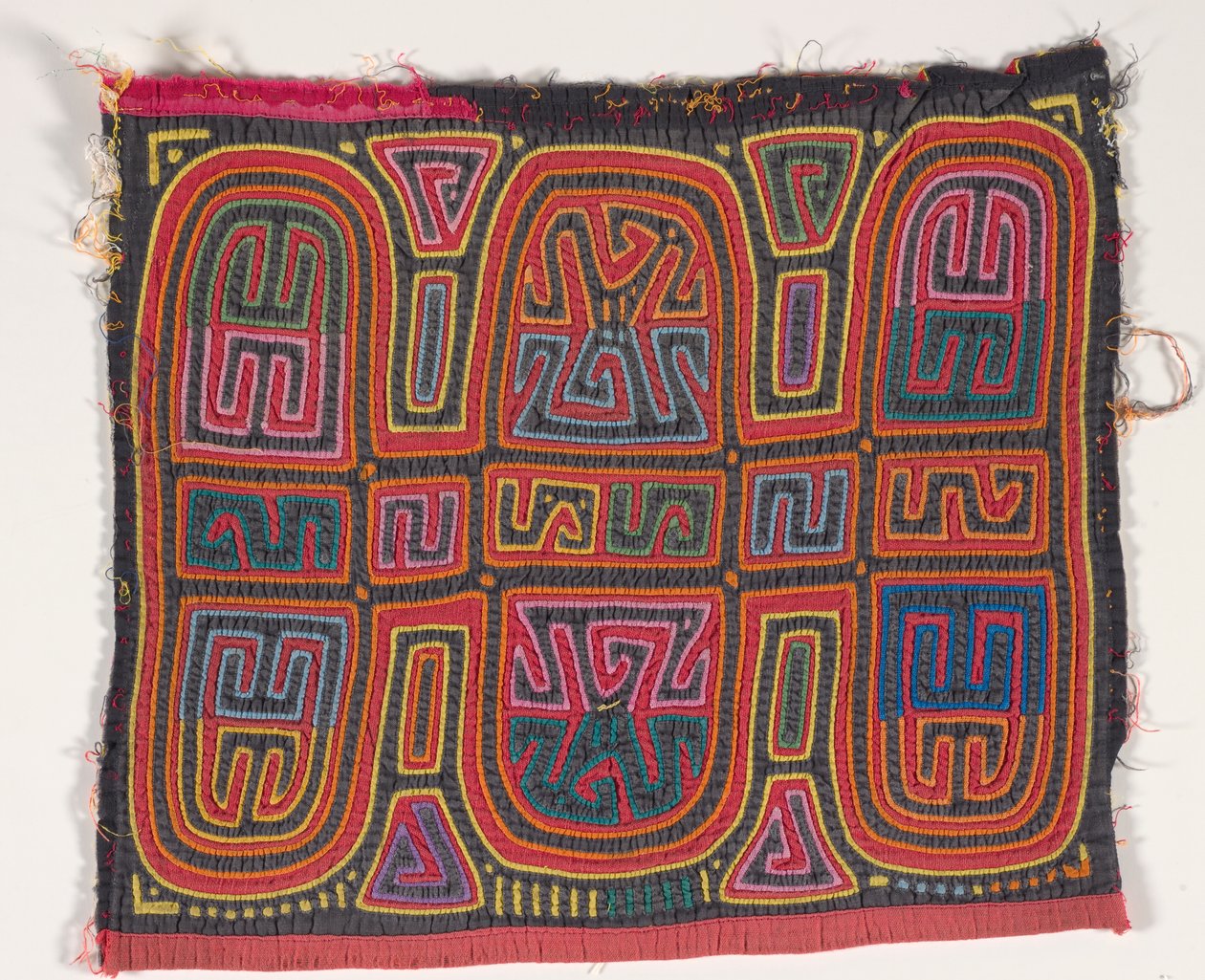 Skjorta panel (mola) (applicerad bomull) av Kuna Indian Culture