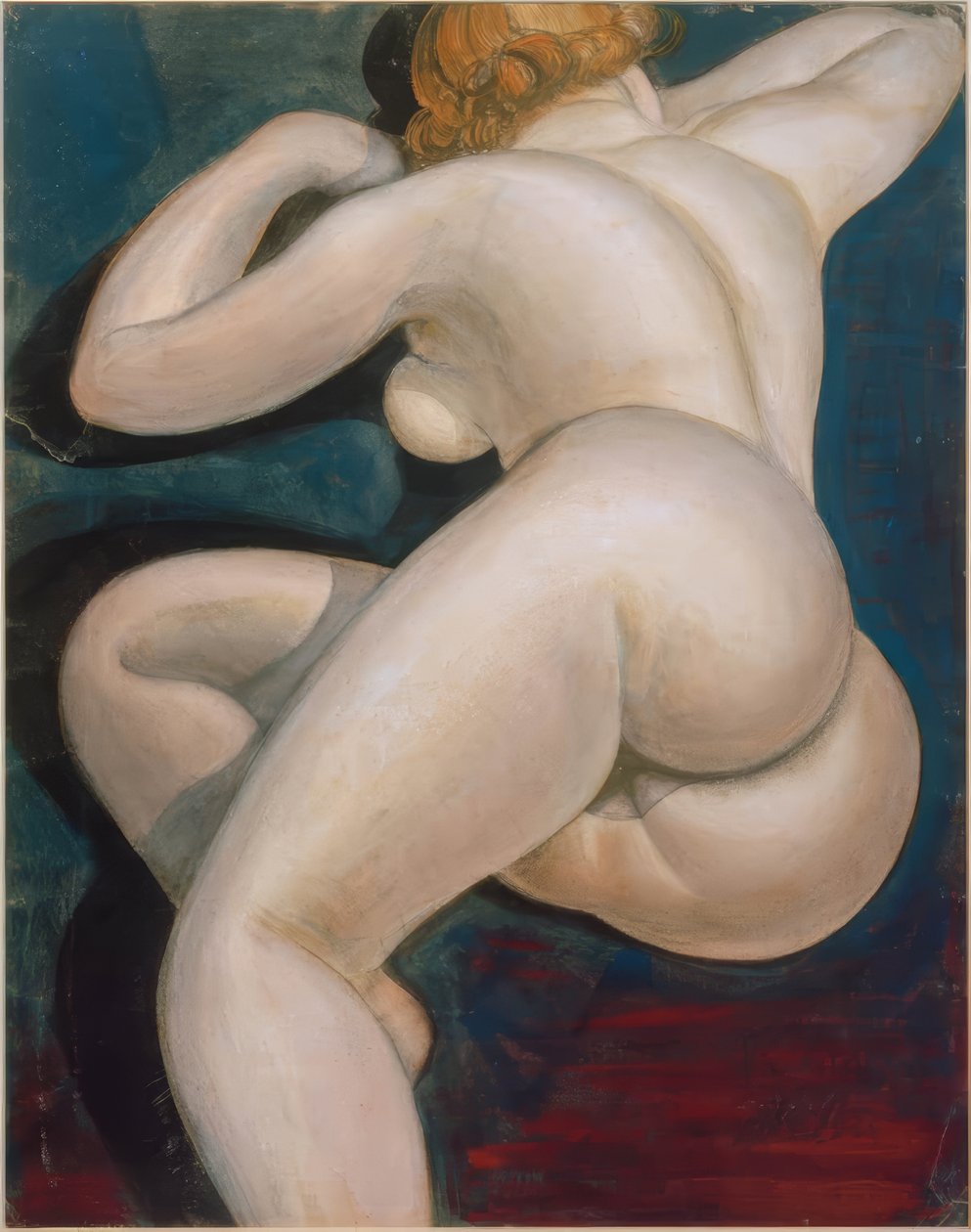 Liggande kvinnlig ryggakt av Kurt Günther