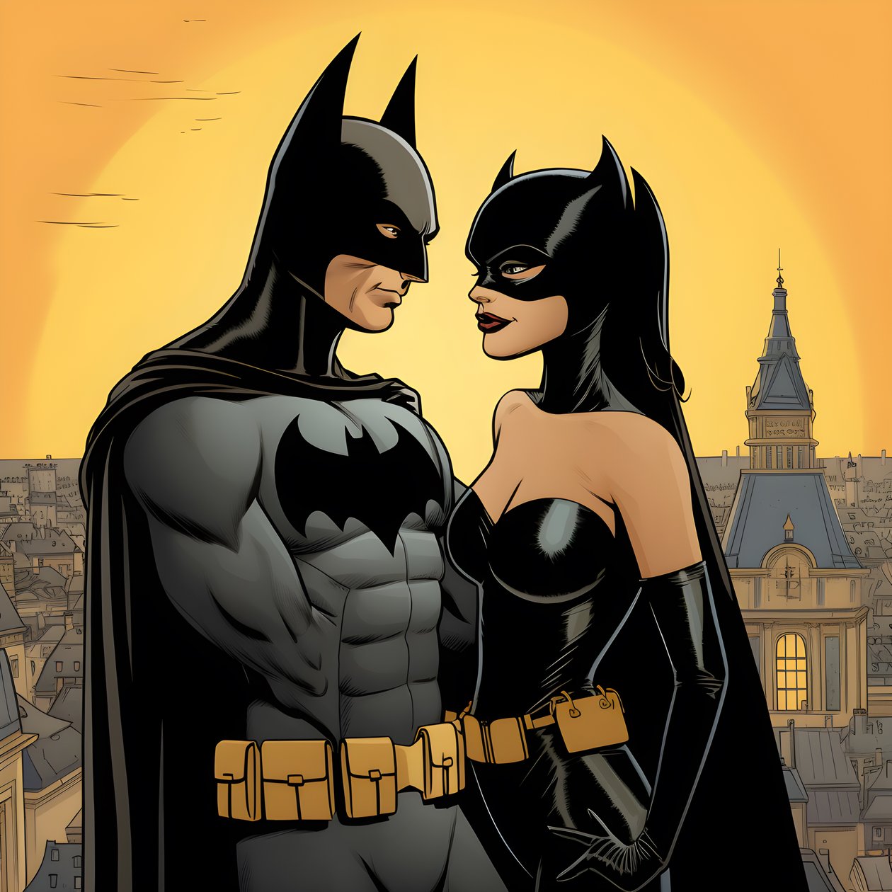 Batman och Catwoman 1 av Kurt Heppke