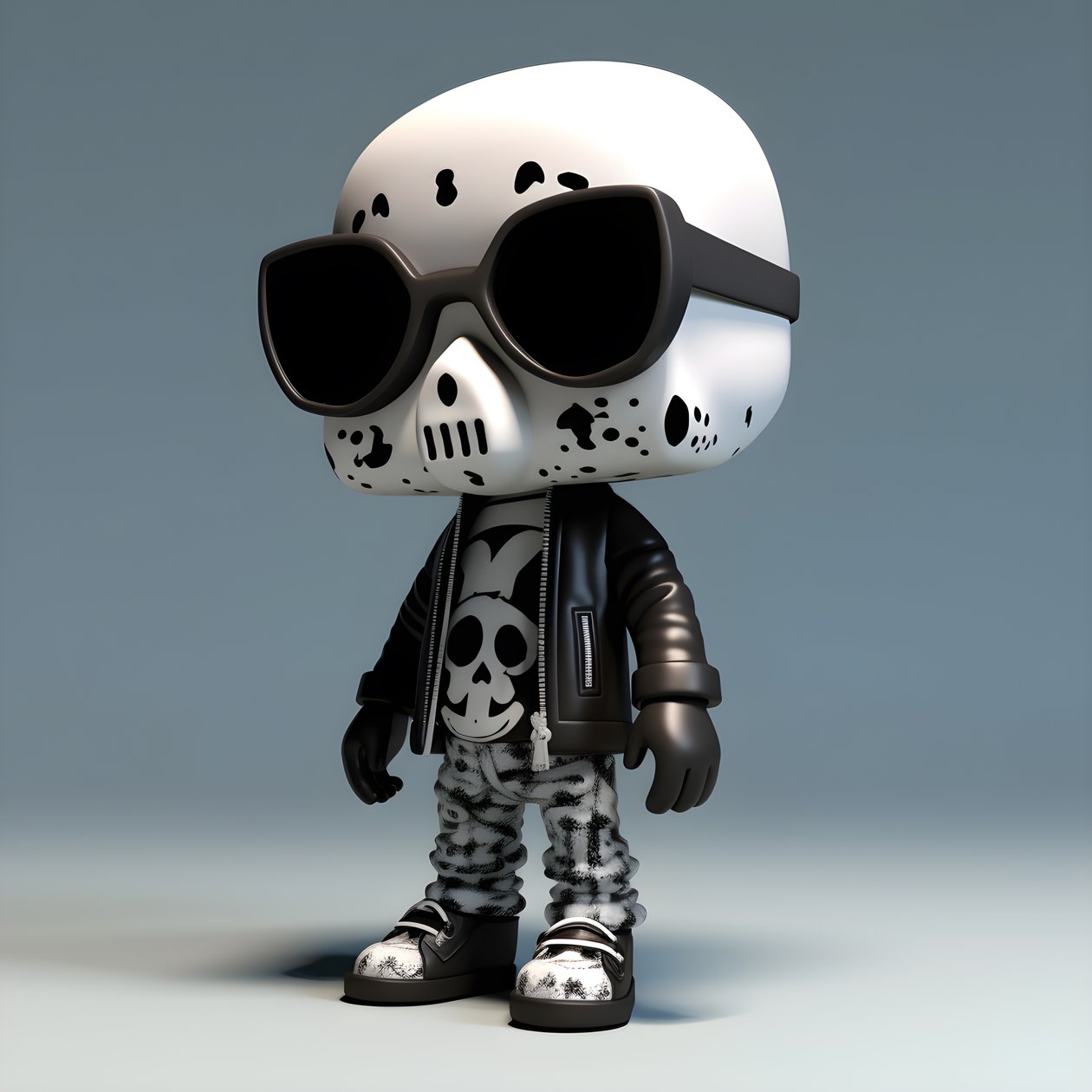 Chibi litet skelett 3 av Kurt Heppke