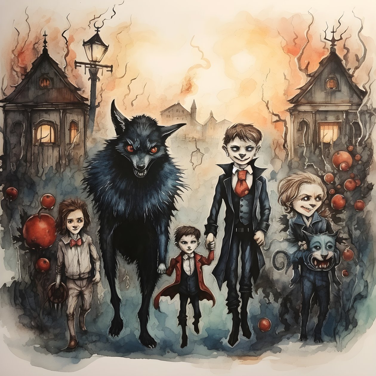 Halloween med vampyrer och varulvar 4 av Kurt Heppke