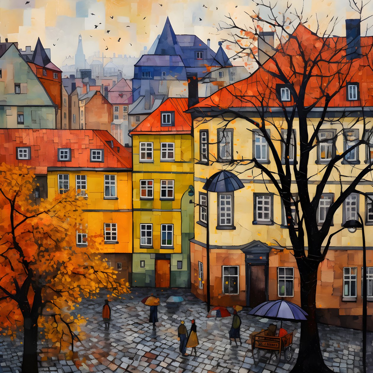 Prag Haeuser 3 av Kurt Heppke
