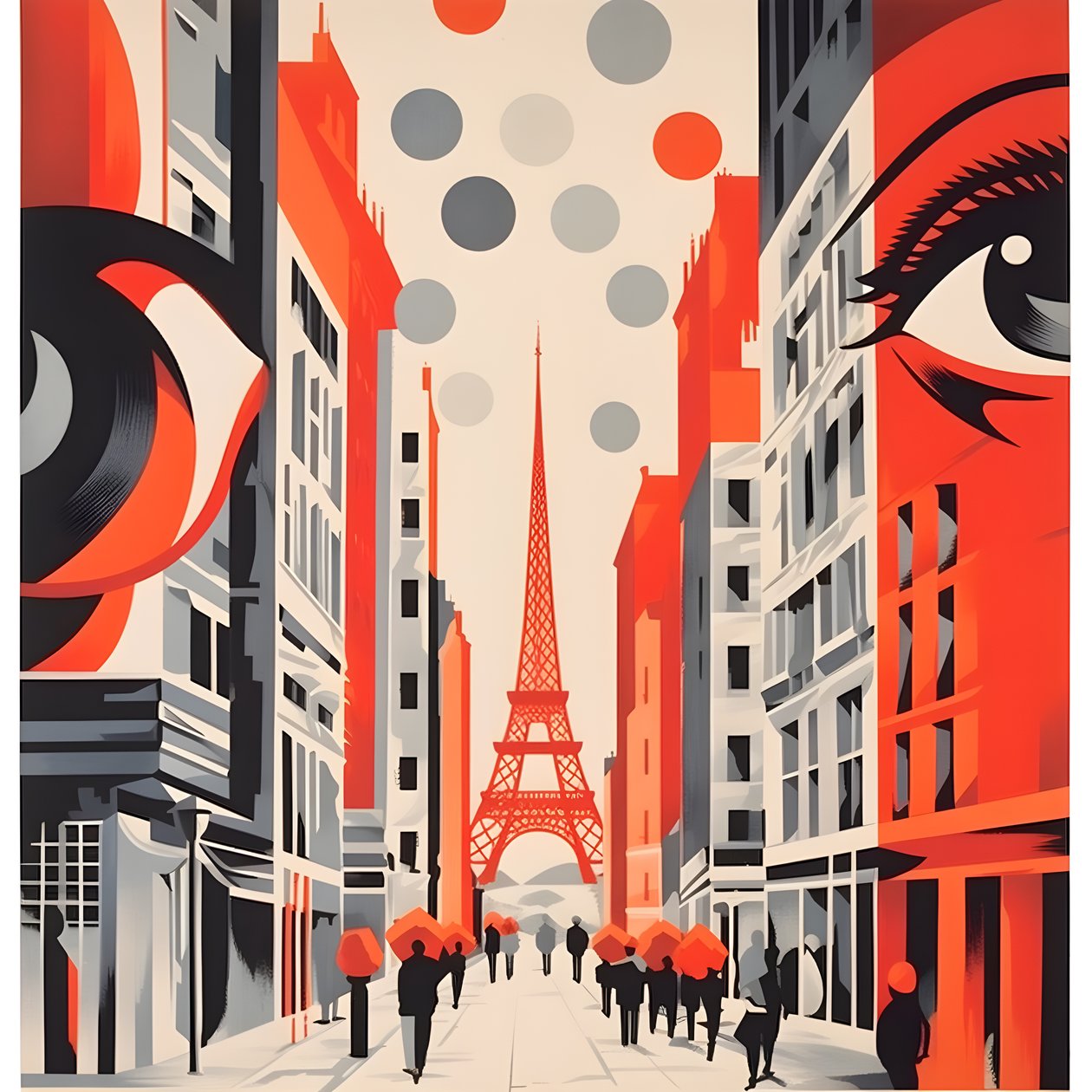 Reklamaffisch, Paris, Frankrike 4 av Kurt Heppke