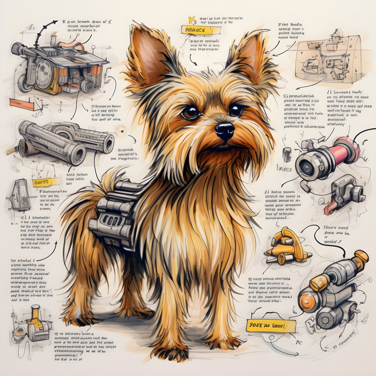 en förklaring till en mekanisk Yorkie-hund 3 av Kurt Heppke