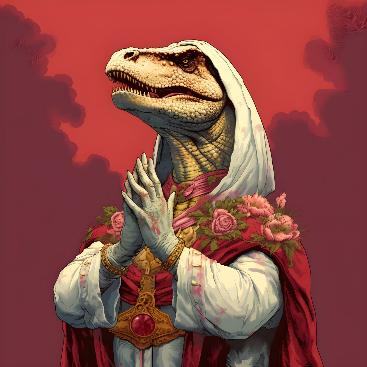 mördardrottning ber T-Rex 3 av Kurt Heppke