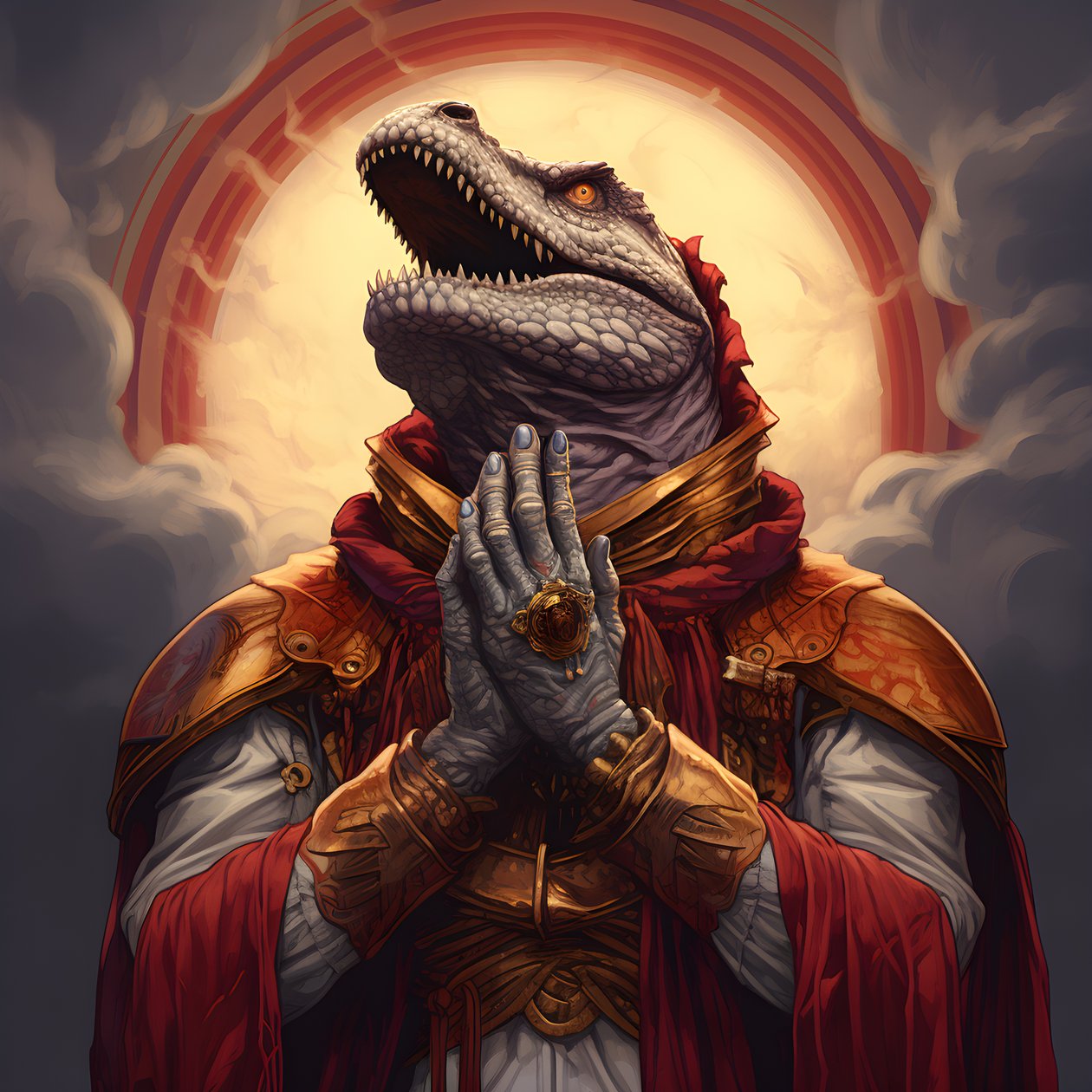 mördardrottning ber T-Rex 4 av Kurt Heppke