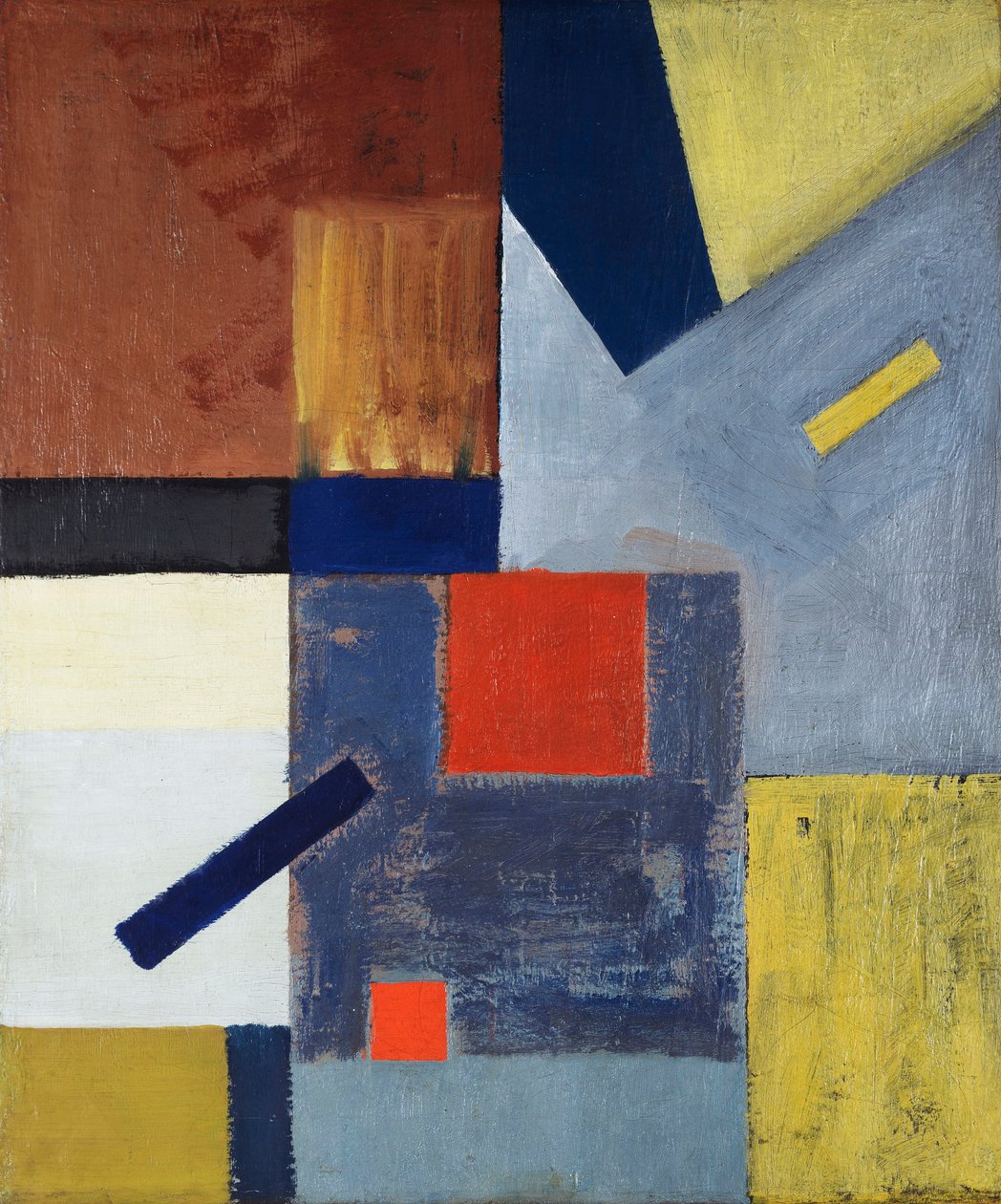 Abstrakt sammansättning; Abstrakt komposition, 1923-1924 av Kurt Schwitters
