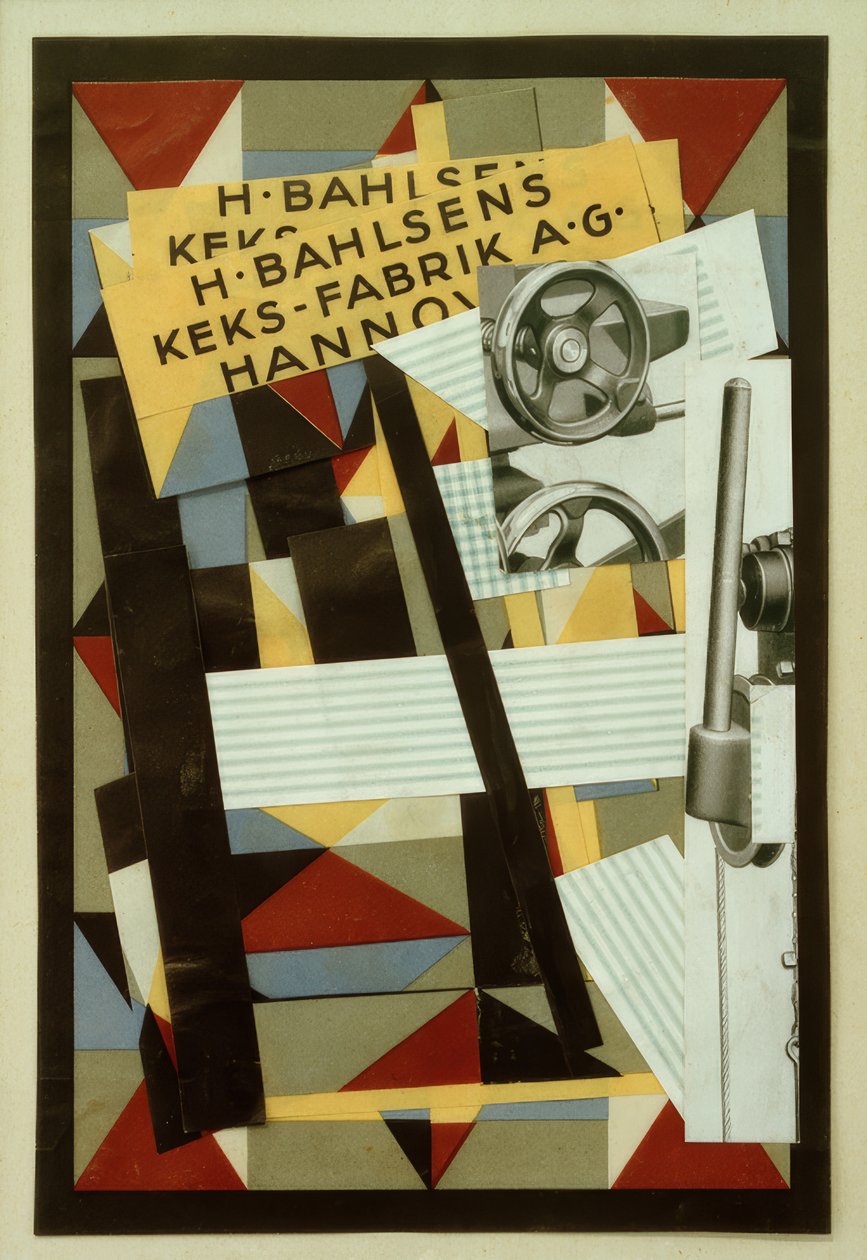 kex-tyg eld av Kurt Schwitters