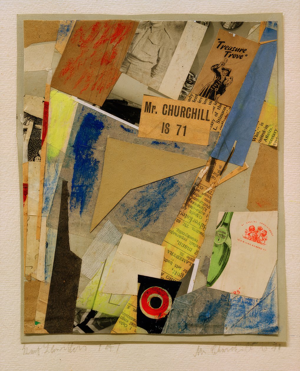 Mr Churchill är 71 år av Kurt Schwitters