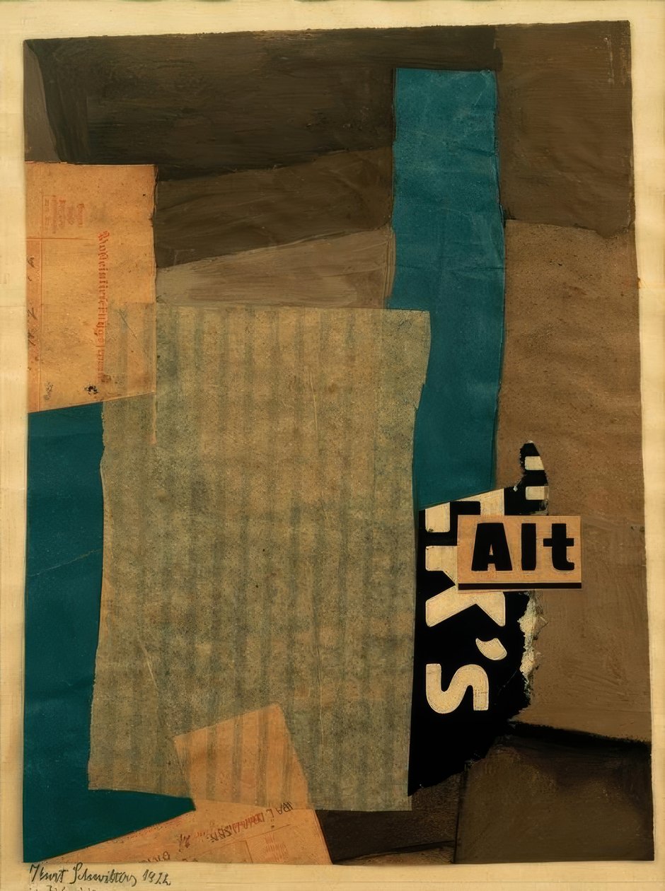 Namnlös (gammal) av Kurt Schwitters