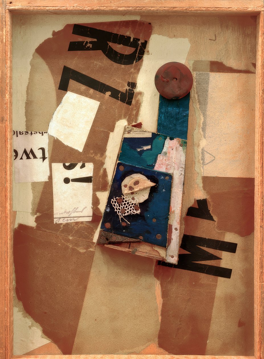Namnlös (Merz) av Kurt Schwitters