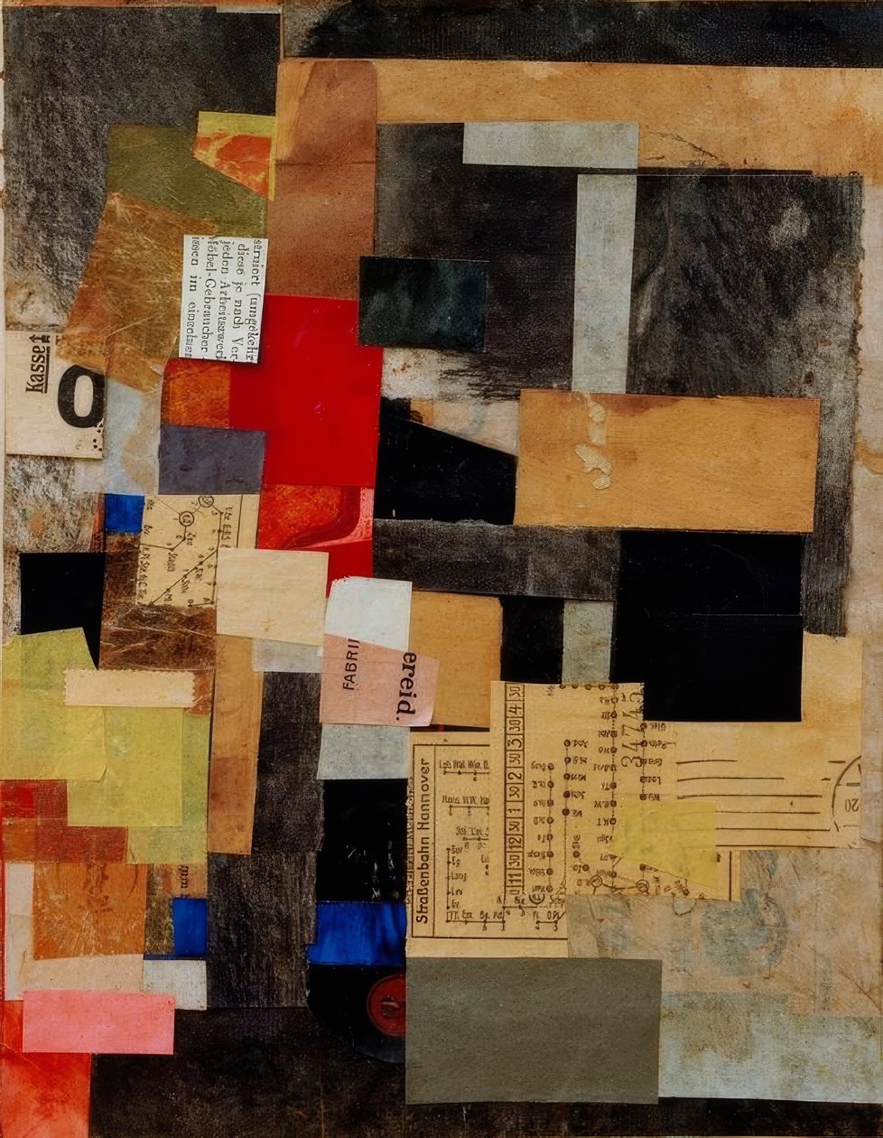 Namnlös (ereid.) av Kurt Schwitters