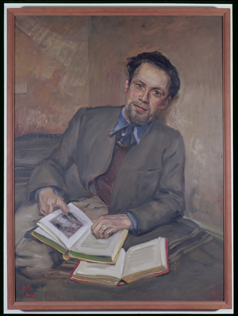Porträtt av Fred Uhlman, 1940 av Kurt Schwitters