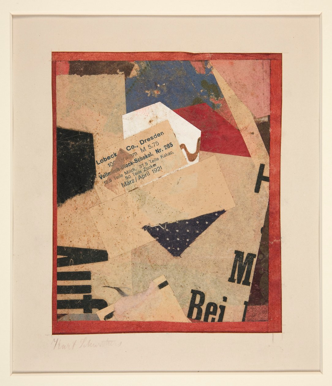 Utan titel [Lobeck & Co., Dresden] av Kurt Schwitters