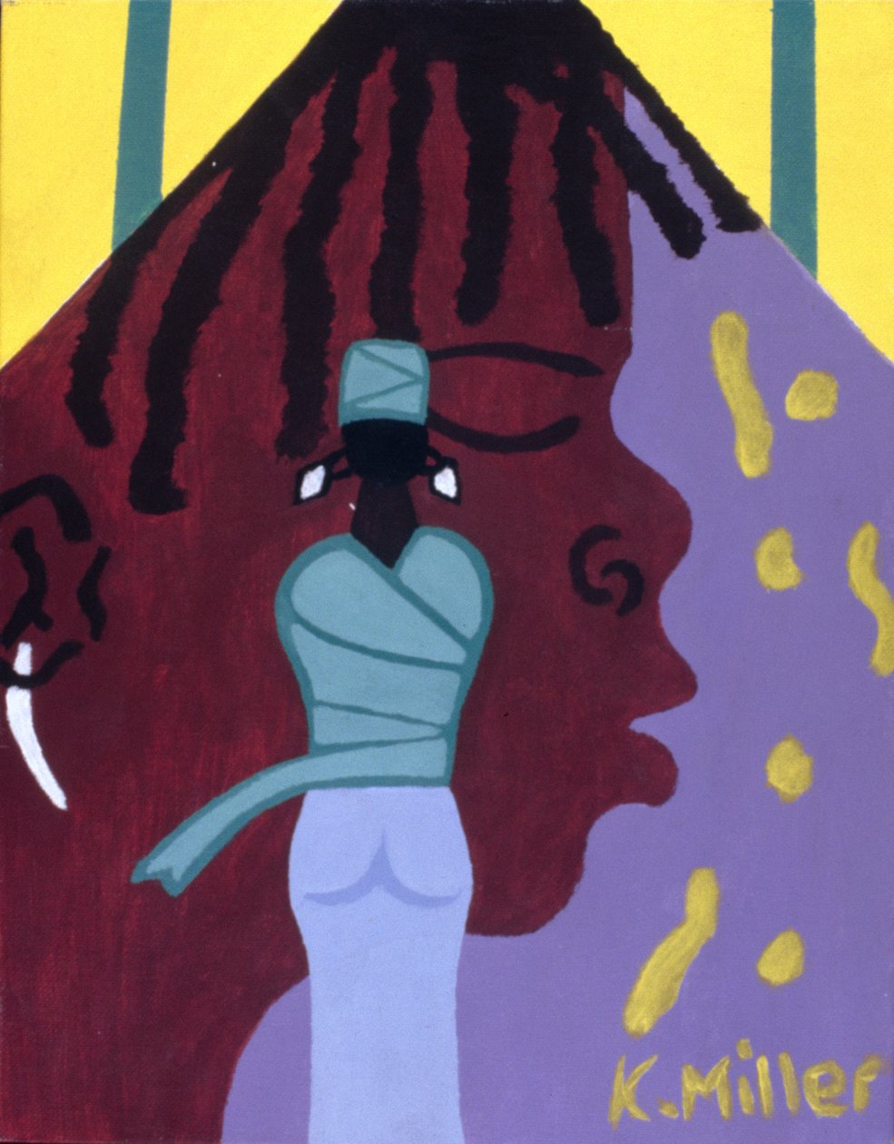 Mental Bondage, 2005 (akryl på duk) av Kurtis L. Miller