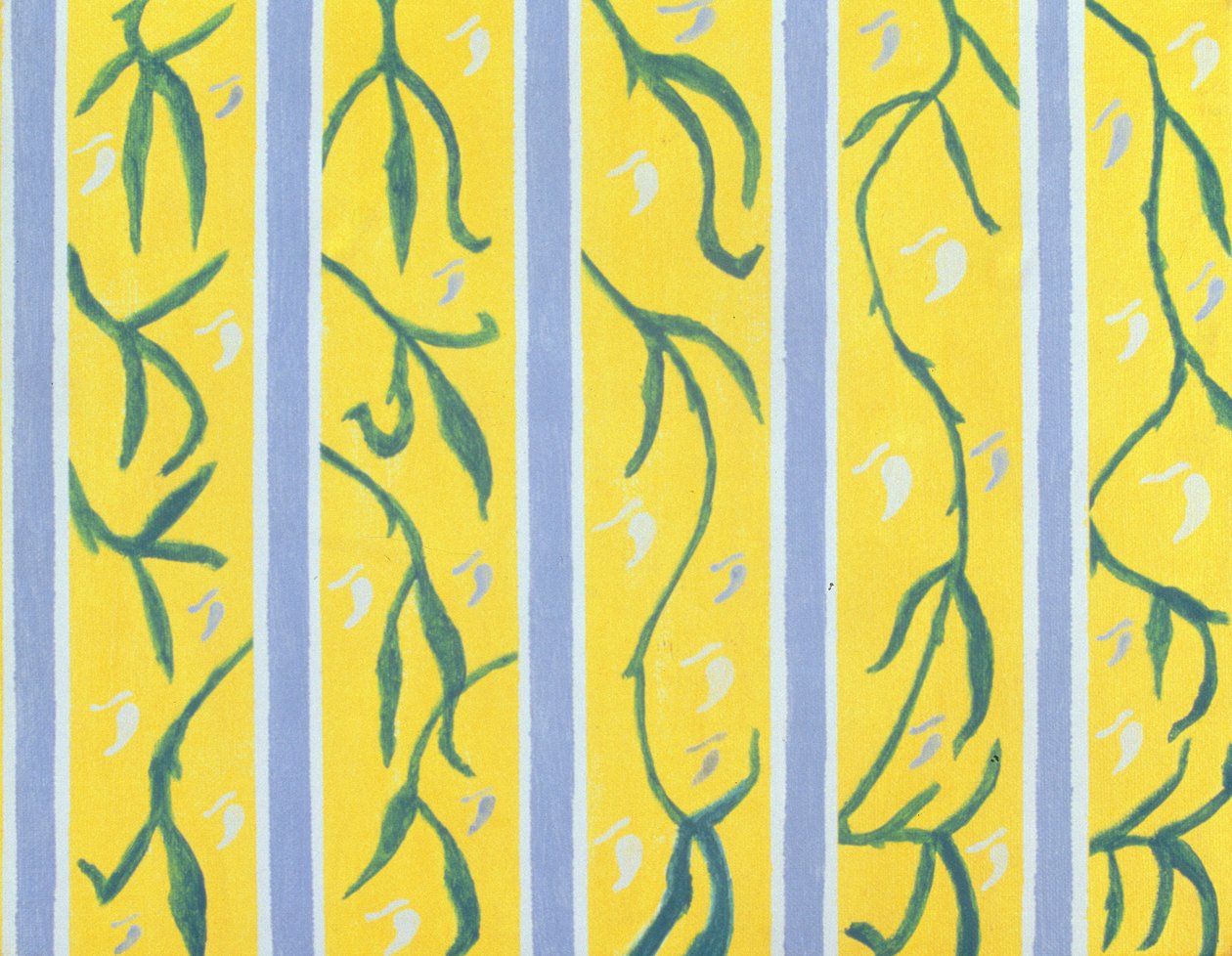 Wallpaper Vines, 2004 (akryl på duk) av Kurtis L. Miller