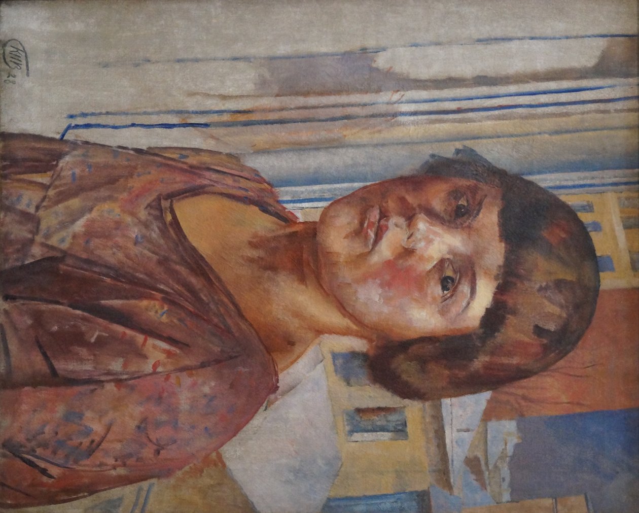 Porträtt av Irina Mstislavsky (1928) av Kuzma Petrov Vodkin