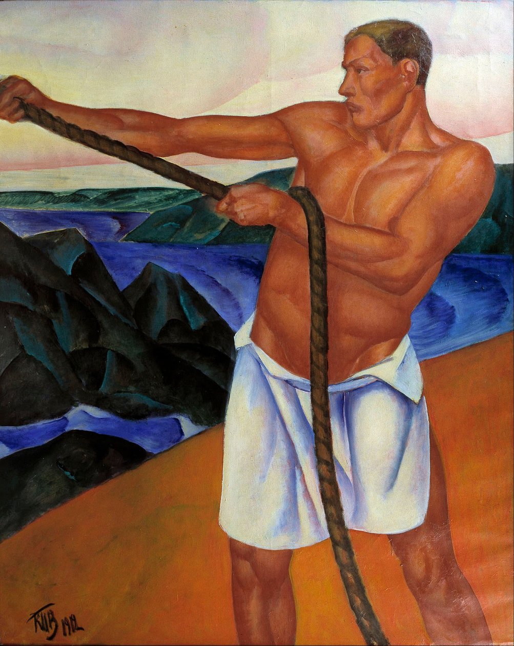 The Worker  av Kuzma Petrov Vodkin