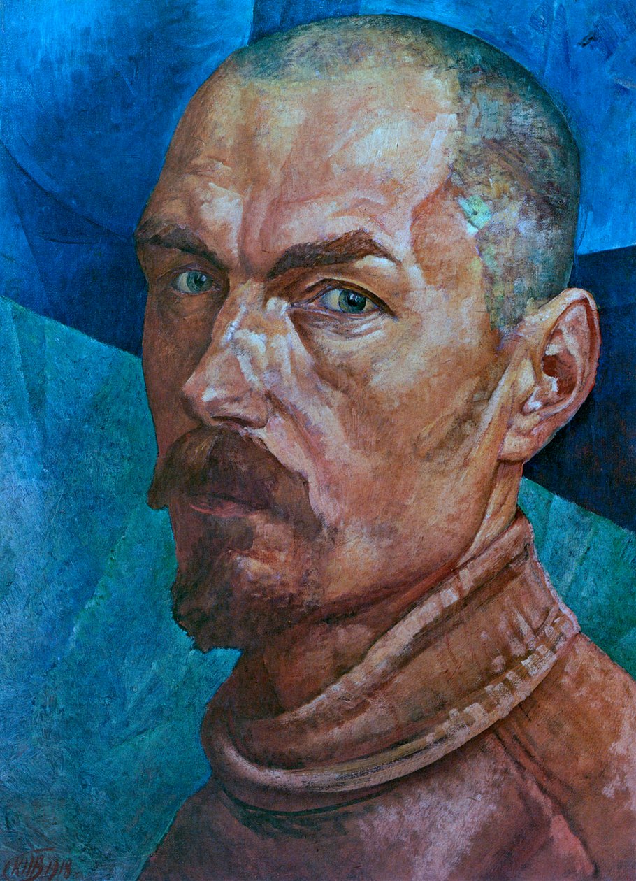 "Självporträtt", 1918 av Kuz