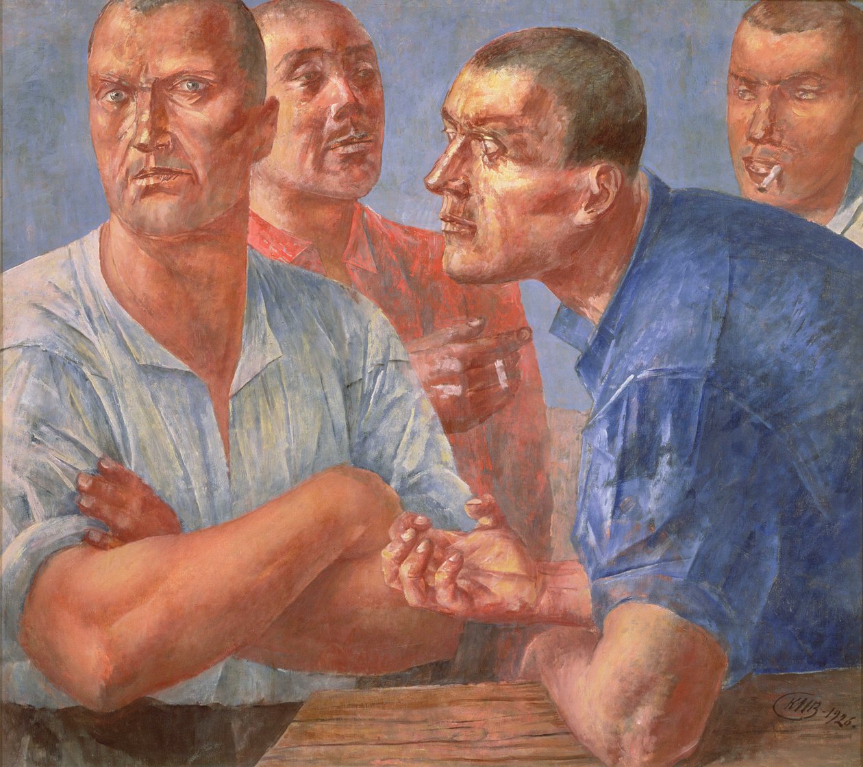 Arbetare av Kuzma Sergeevich Petrov Vodkin