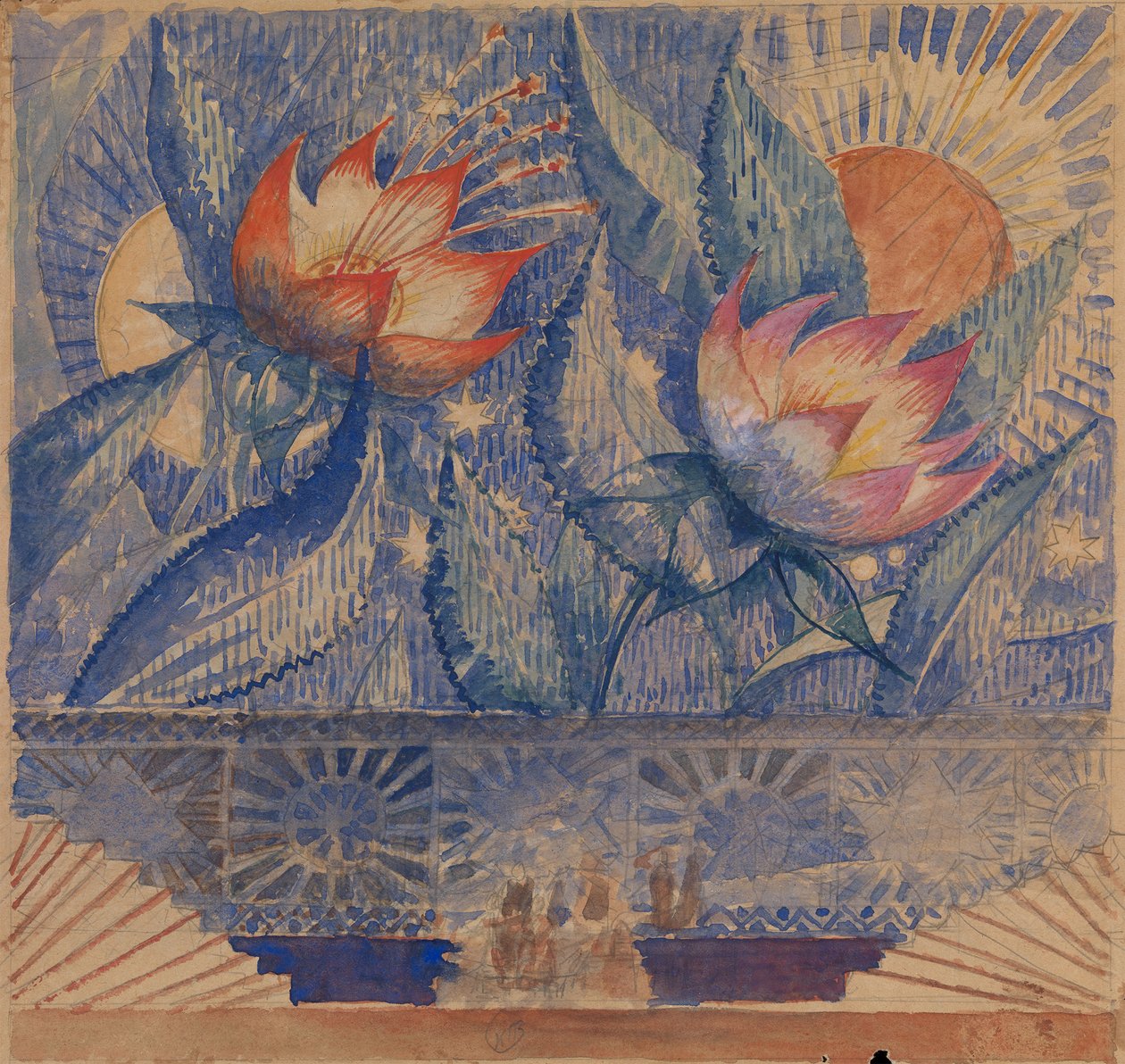 Scendesign av Kuzma Sergeevich Petrov Vodkin