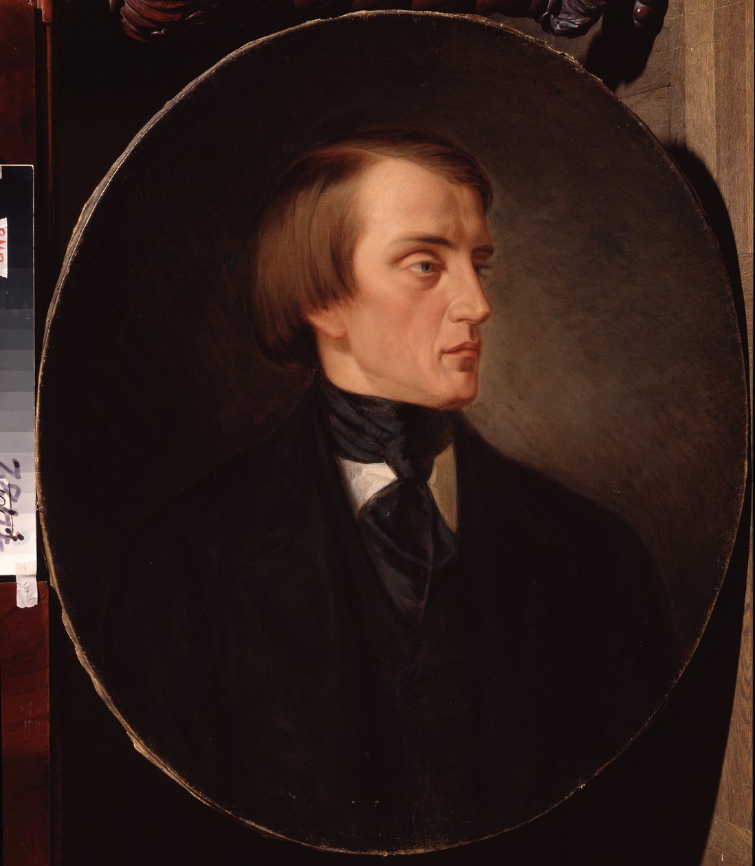 ""Porträtt av den ryska litteraturkritikern Vissarion Belinski (Bielinski) (1811-1848)"" Målning av Kirill Gorbounov (Gorbunov) (1822-1891) 1876 Pushkin Memorial Museum, Sankt Petersburg av Kyrill Antonovitch Gorbunov