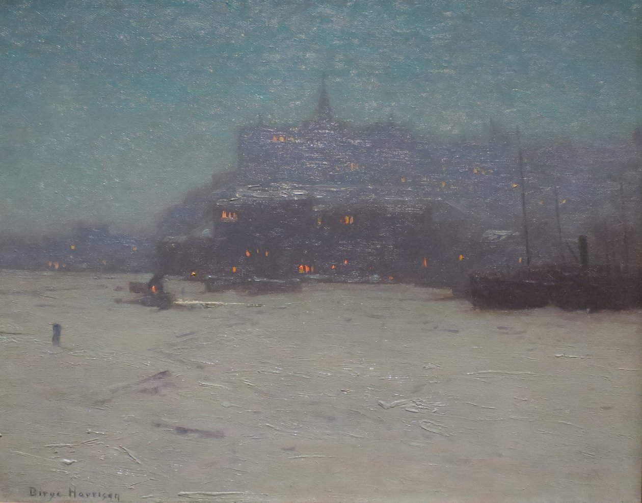 Quebec from the Harbor, c. 1910, High Museum.JPG av Lowell Birge Harrison