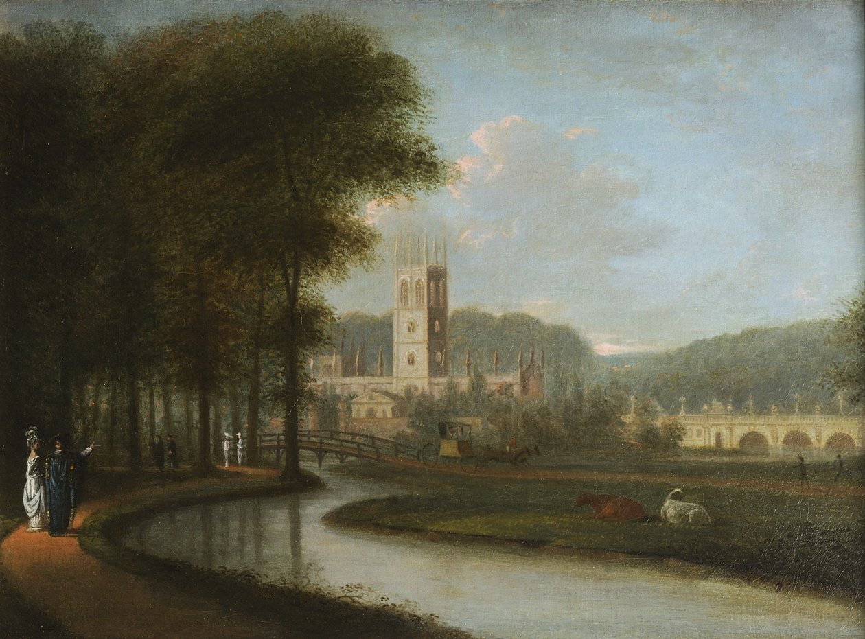 Magdalena tornet från ängar, 1778-79 av L. and Ramsay Duke