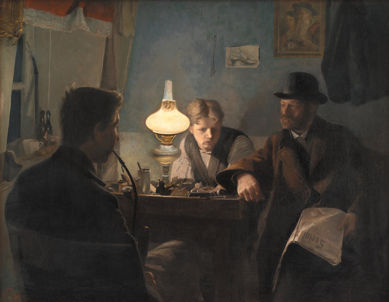 Ett besök på en skomakarverkstad av Laurits Andersen Ring
