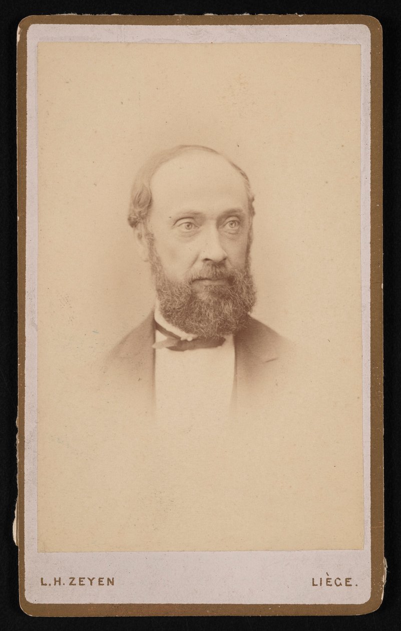 Porträtt av Dr. G. Demailque, före 1876. av LH Zeyen