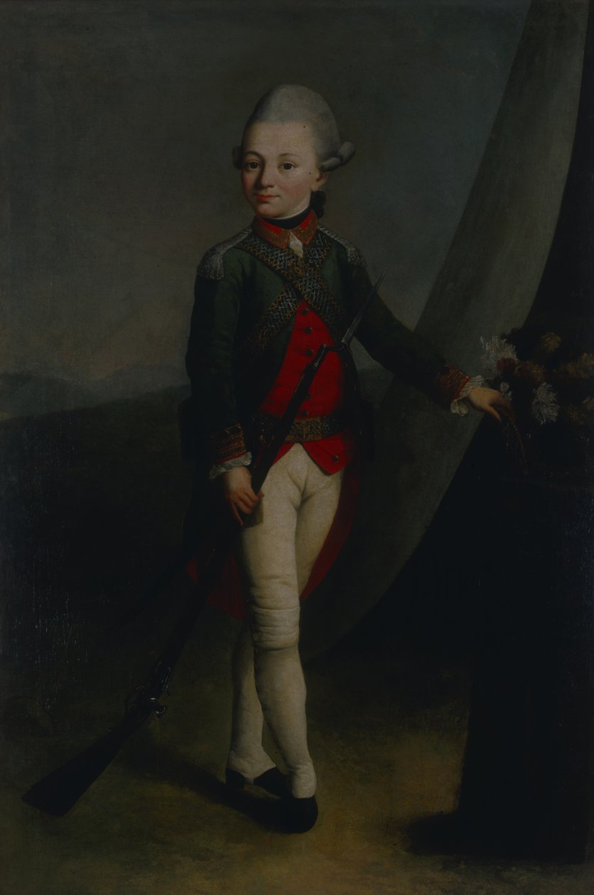 Porträtt av Pjotr Aleksijevitj Turchaninov 1769-1815, 1777 av L.S. Stanishchevsky
