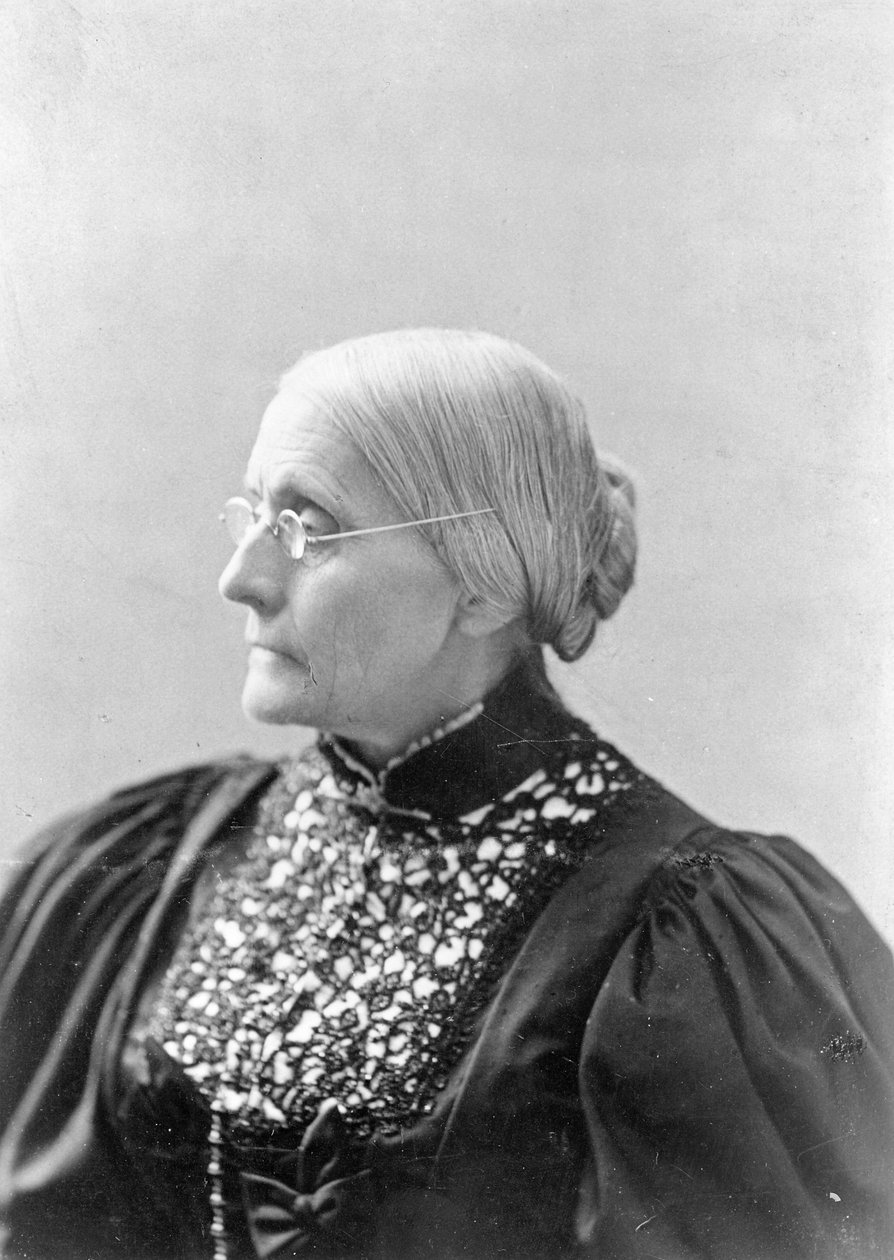 Susan Brownell Anthony (1820-1906) c.1890-1906 av L. Condon