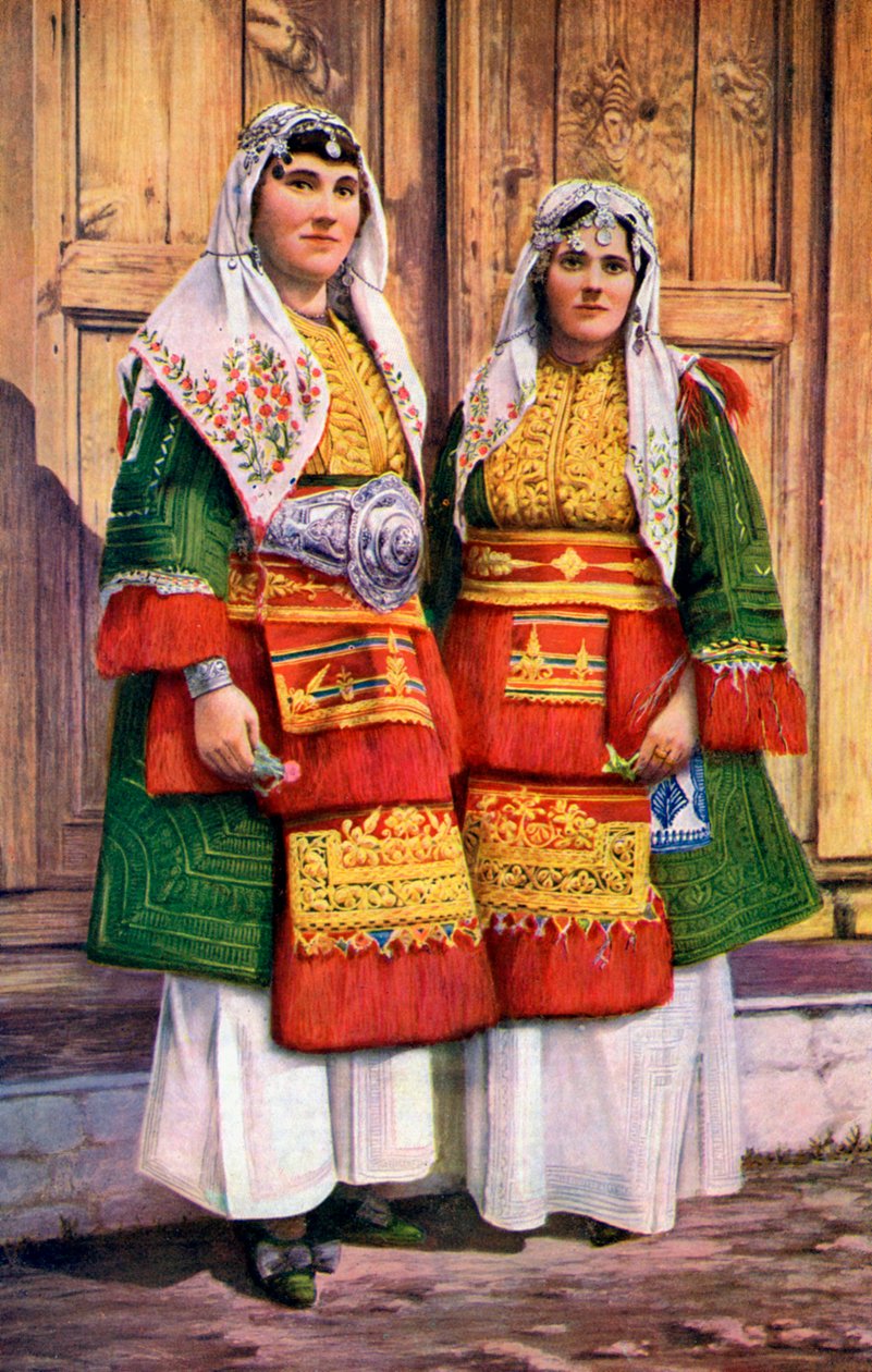 Två grekiska kvinnor, 1922. av L. G. Popoff