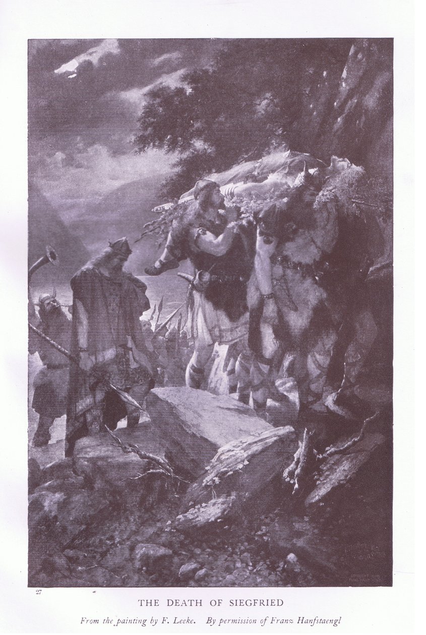 Siegfrieds död av L. Leeke