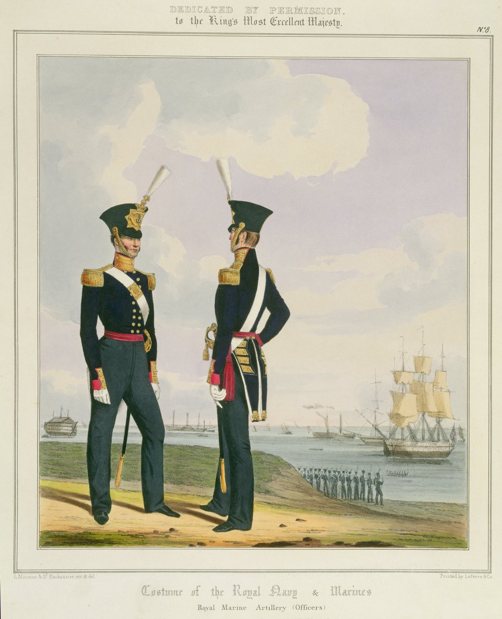Royal Marine Artillery Officers, skylt 8 från 