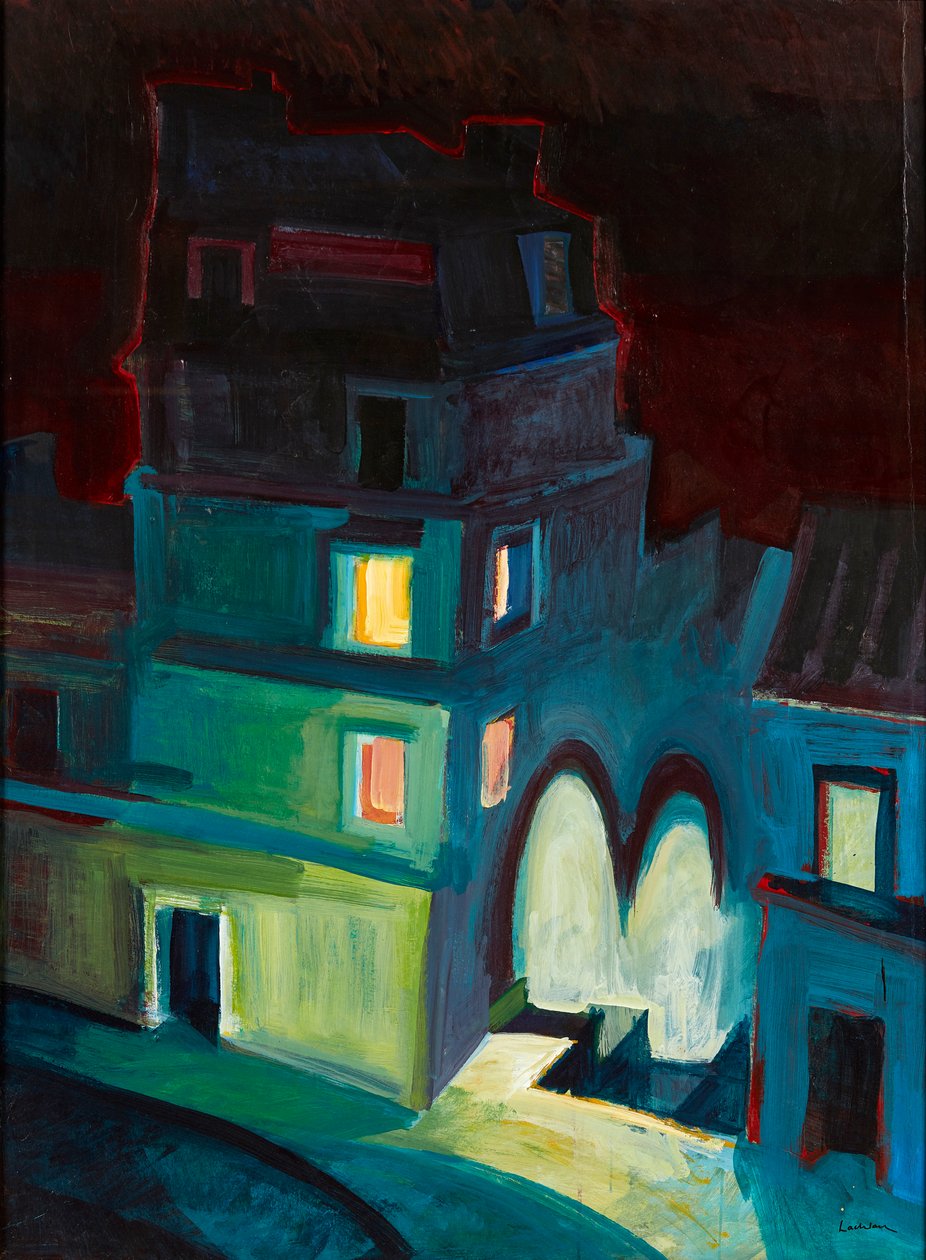 Nocturne (olja ombord) av Lachlan Goudie