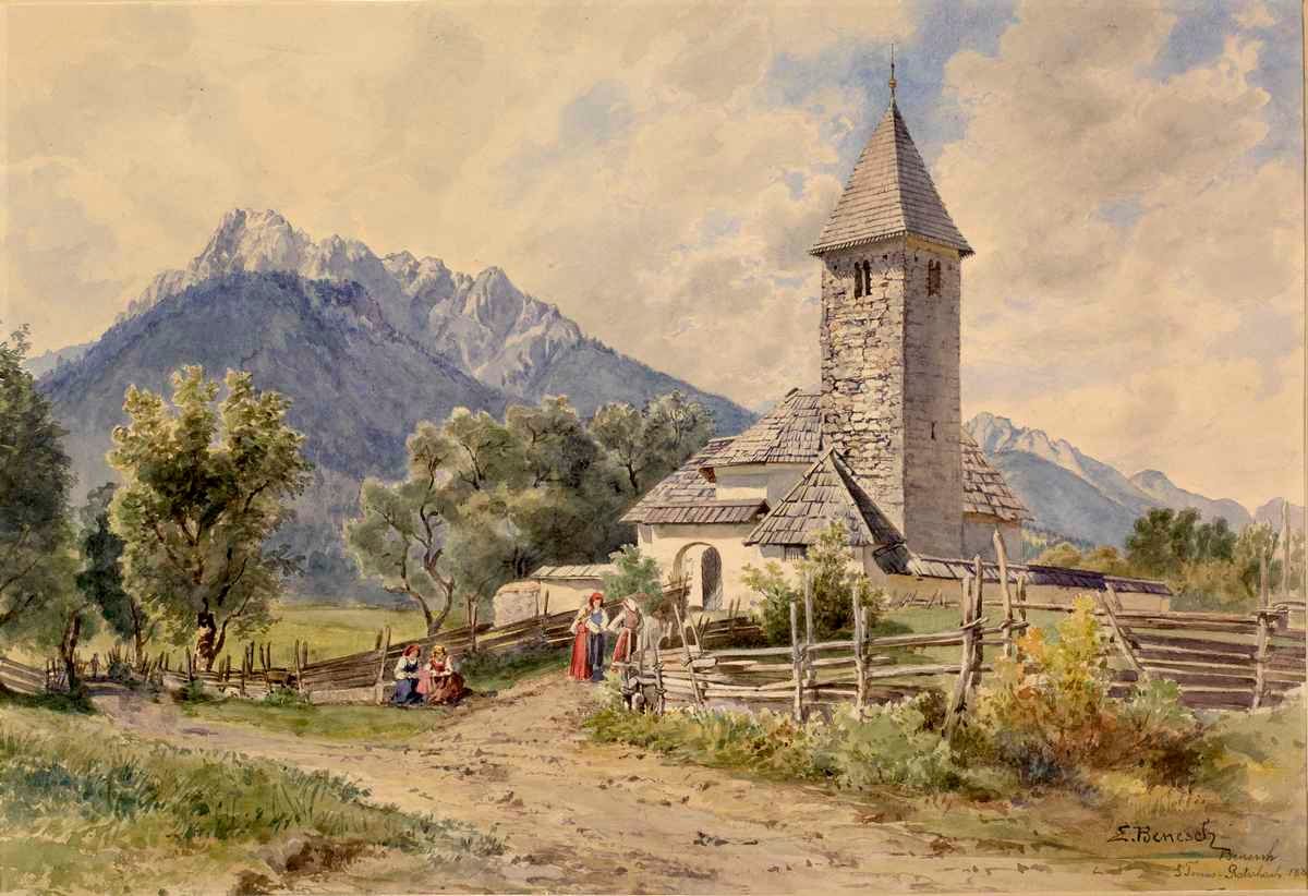  St. Thomas-kyrkan i Ratecahn av Ladislav Benesch