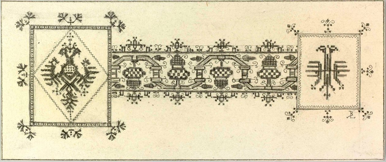  Ornament za vezeninon av Ladislav Benesch