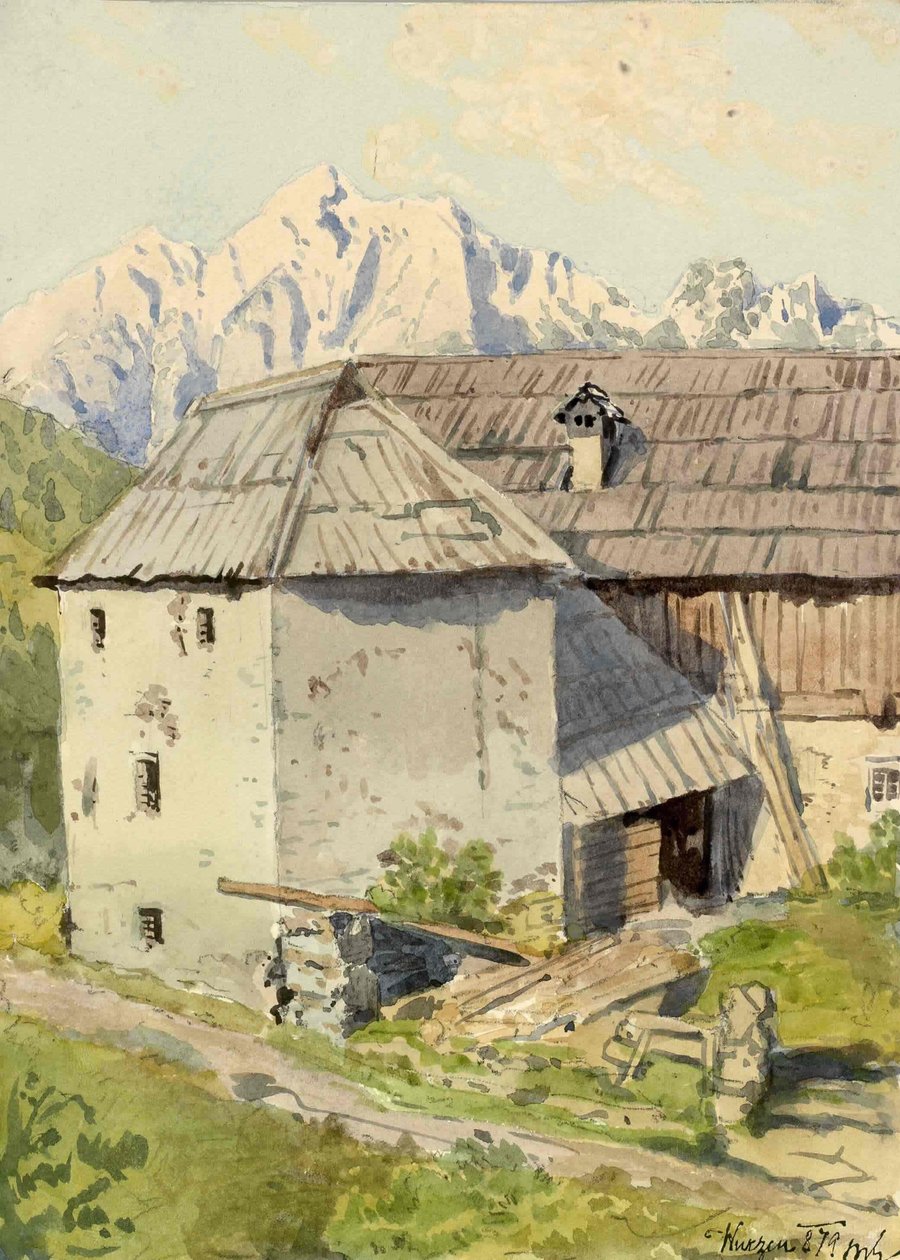  Podkoren s Ponco v ozadjun av Ladislav Benesch