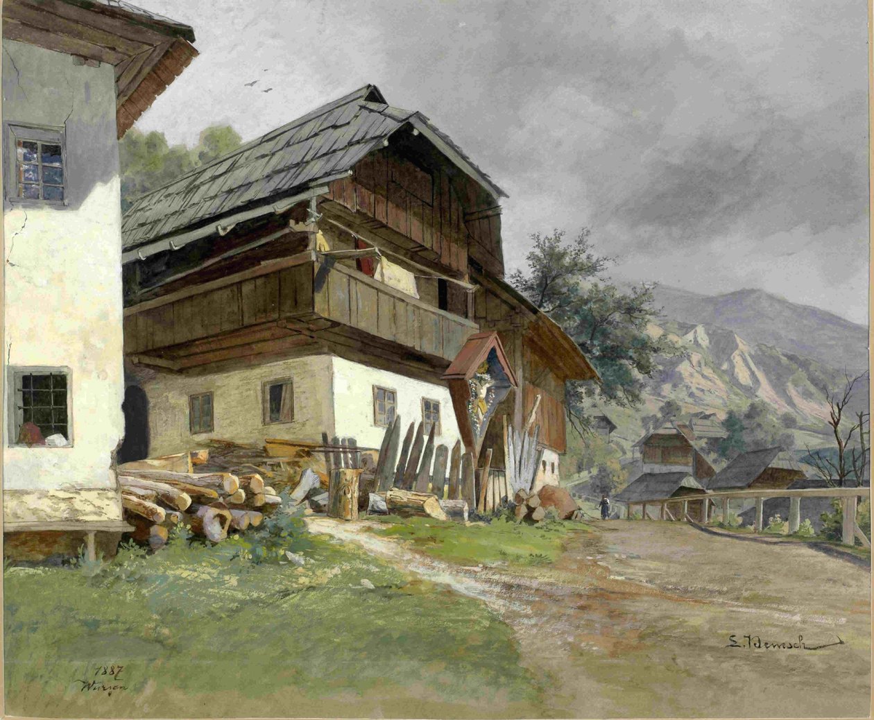  Podkoren-vaski motivn av Ladislav Benesch