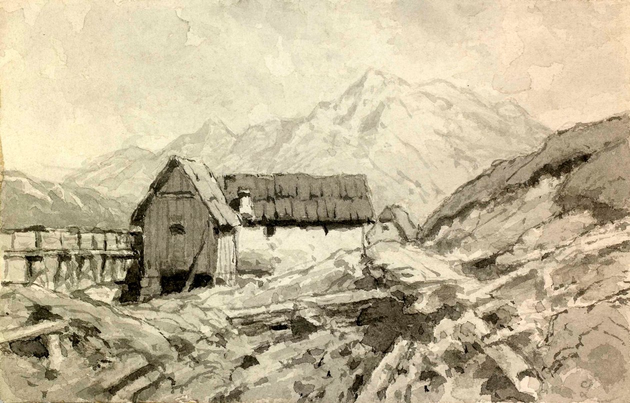  Pokrajina z mlinomn av Ladislav Benesch