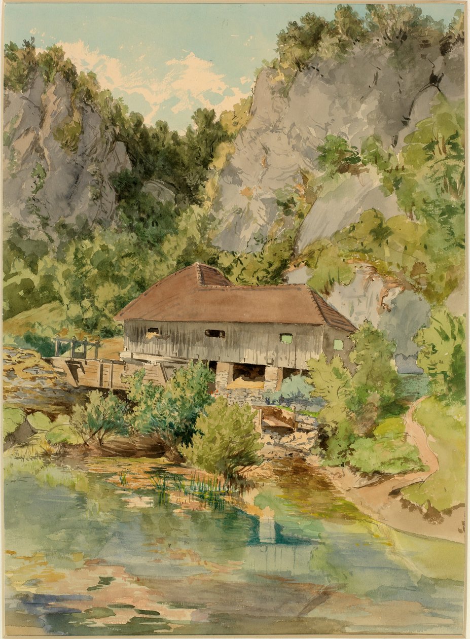 Mocilnik  the Source of the Ljubljanica av Ladislav Benesch