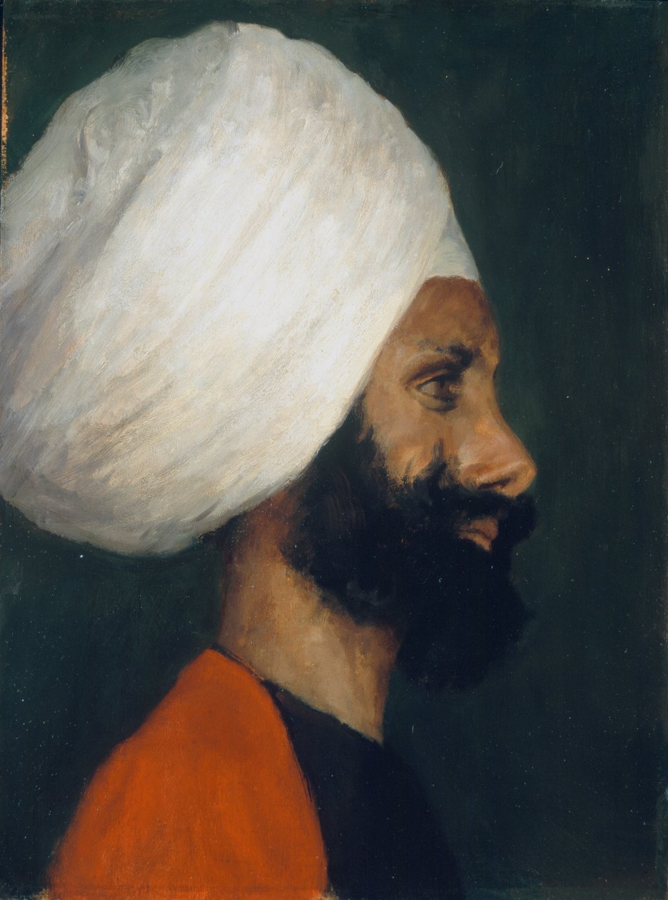 Chet Singh, en chaprassee av fältmarskalk Lord Roberts, ca 1890 av Lady Aileen Roberts