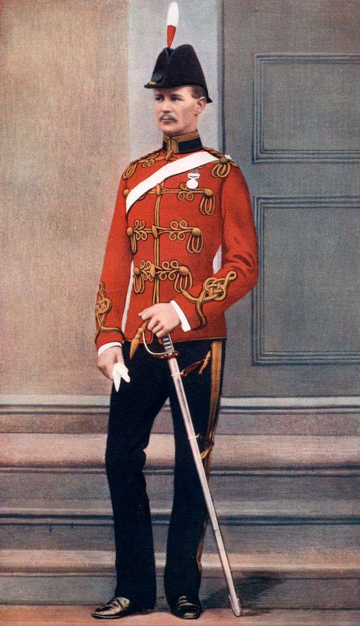 Löjtnant Frederick Hugh Sherston Roberts, brittisk soldat, 1902. av Lafayette