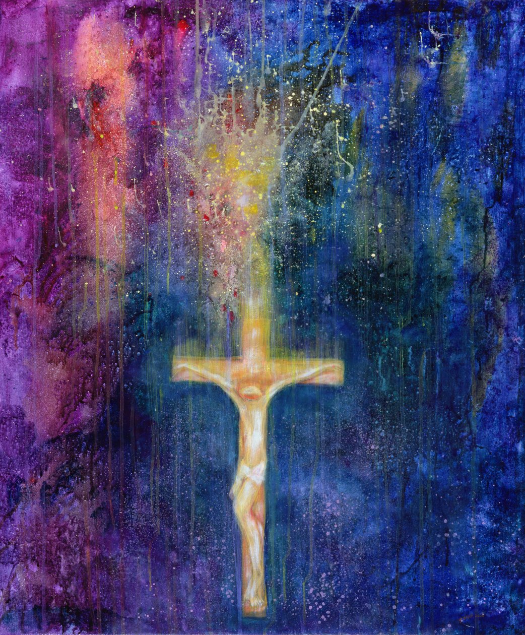 Ascension, 2000 (akryl på duk) av Laila Shawa