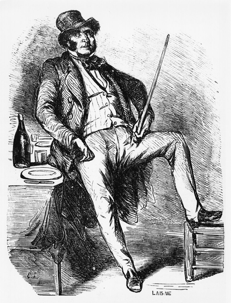 Vautrin, illustration från 