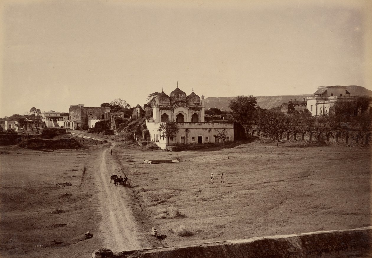 Aurangzebes privata moské, Aurangabad av Lala Deen Dayal