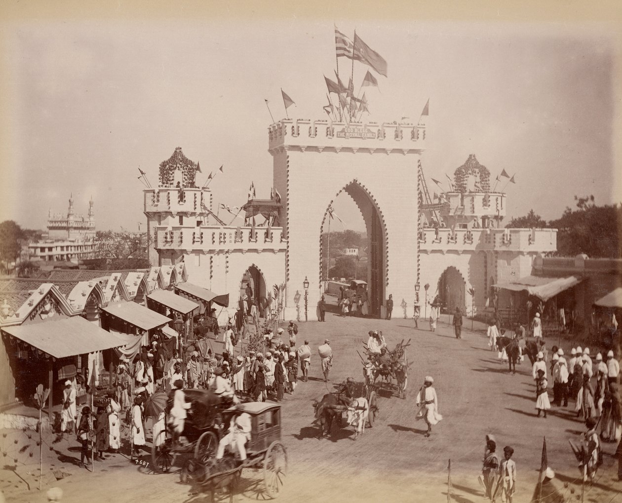 City Gate, Hyderabad av Lala Deen Dayal