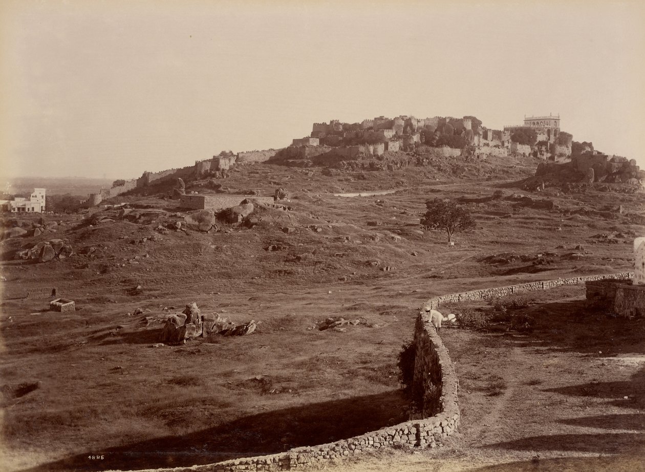 Golconda Fort av Lala Deen Dayal