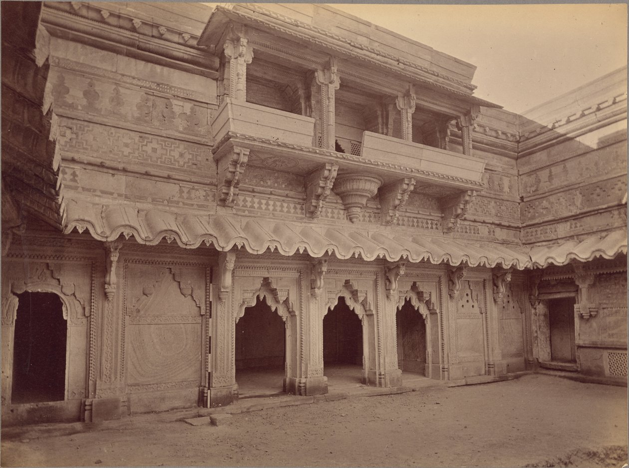 Interiör från Man Mandir, Gwalior av Lala Deen Dayal